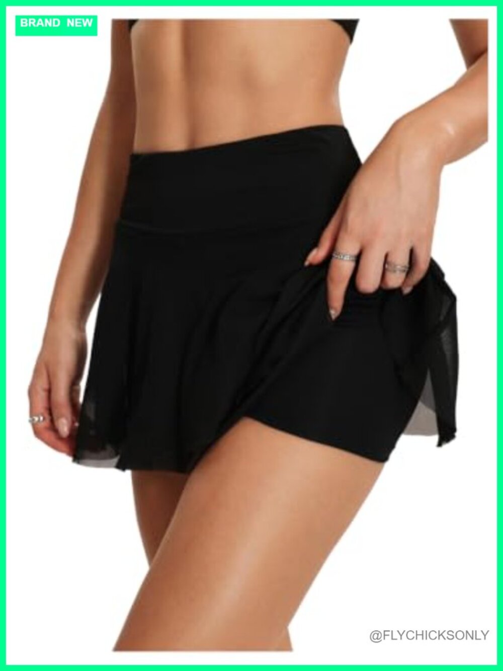 Women's High Waisted Tennis Skirt Sheer Mesh Y2K Golf Skort